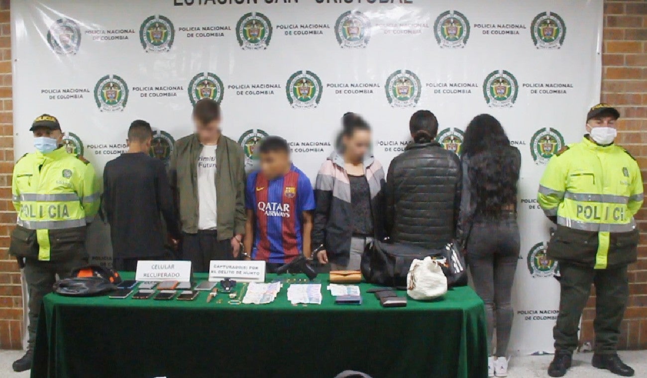 Capturados en San Cristóbal