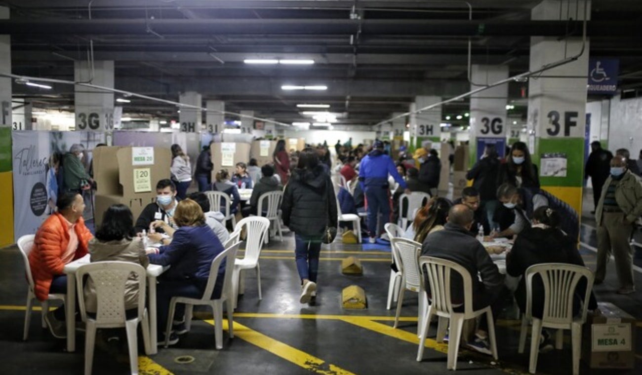 Puestos de votación en las elecciones presidenciales 2022