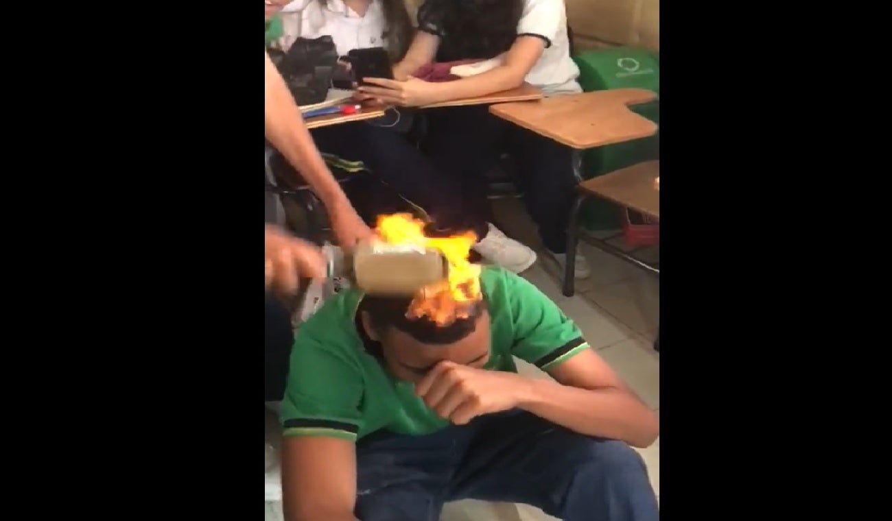 Cabello incendiado