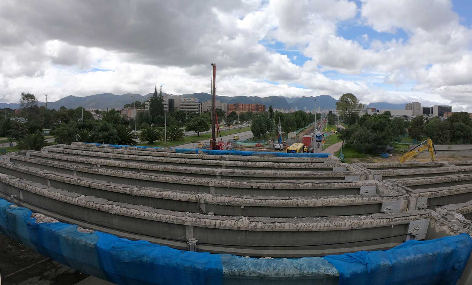 Obras puente Avenida 68 con Calle 26