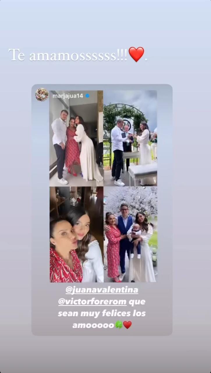 Juana Valentina y James Rodríguez