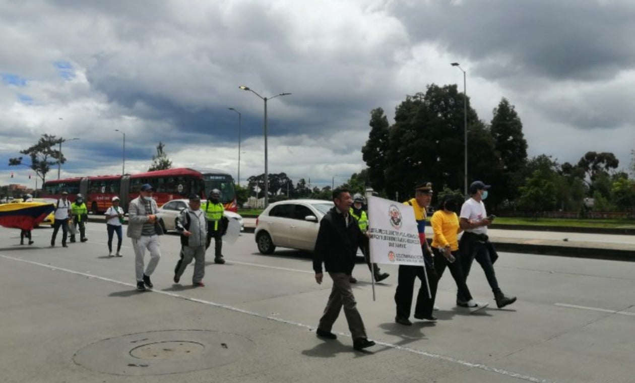Manifestación personal retirado de las Fuerzas Militares