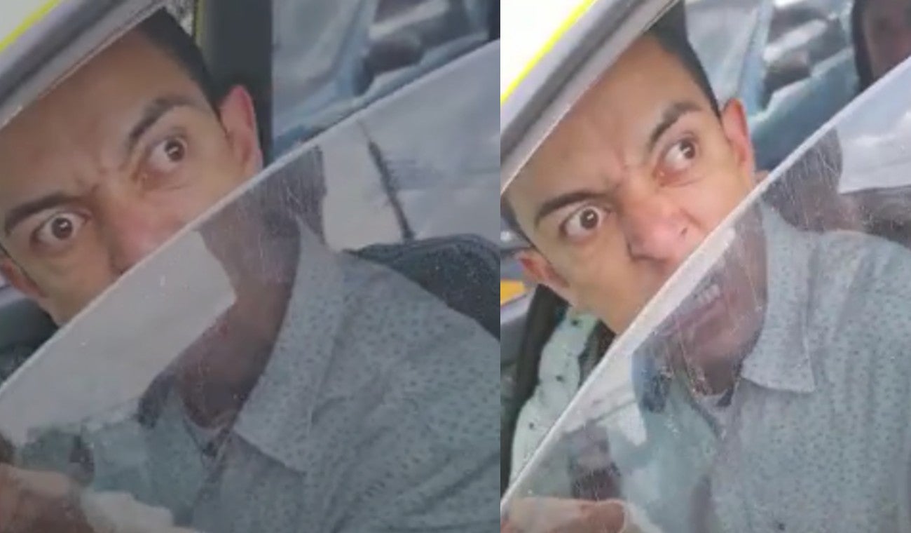 Taxista emberracado con cuchillo