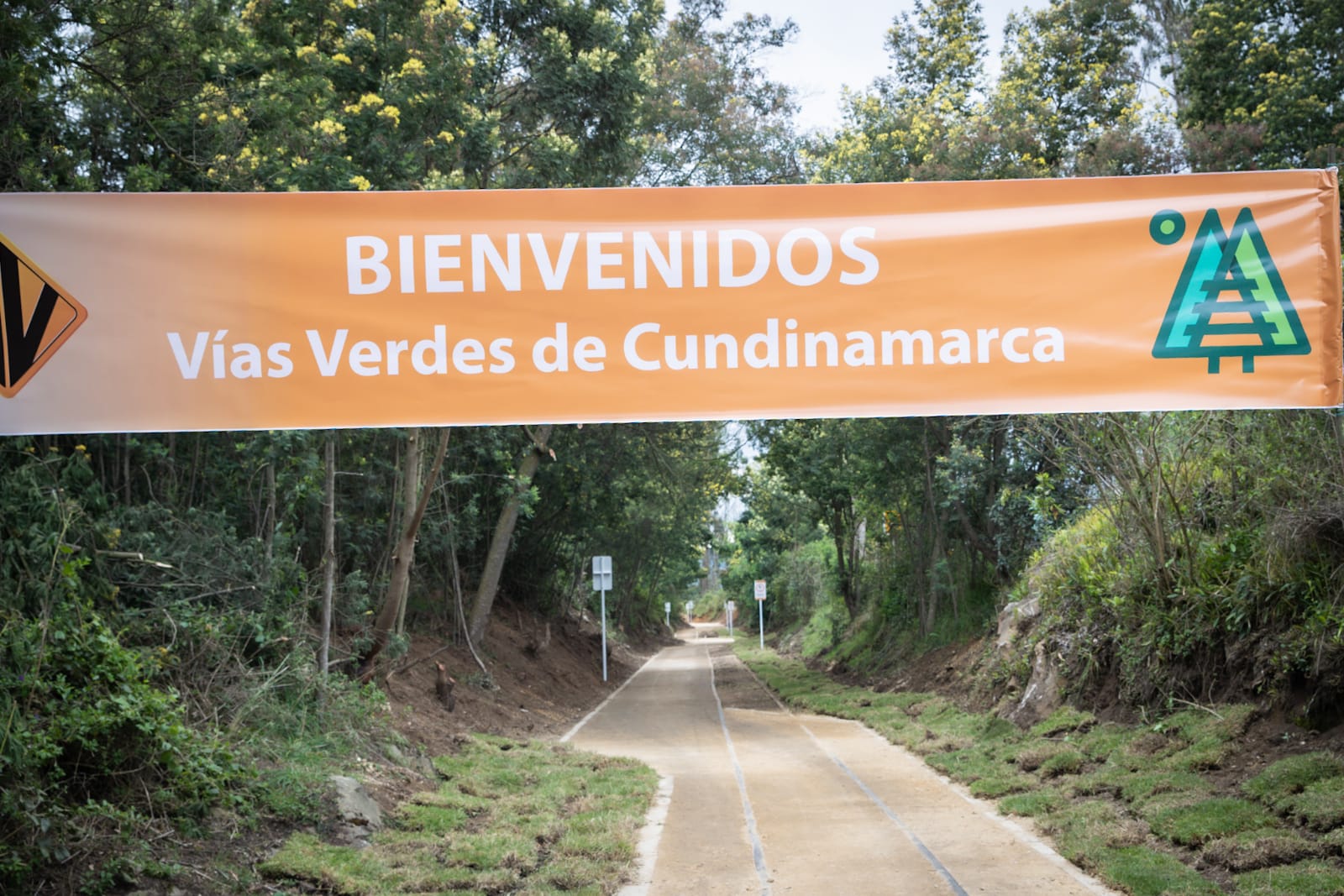 corredor férreo del programa vías verdes en Facatativá