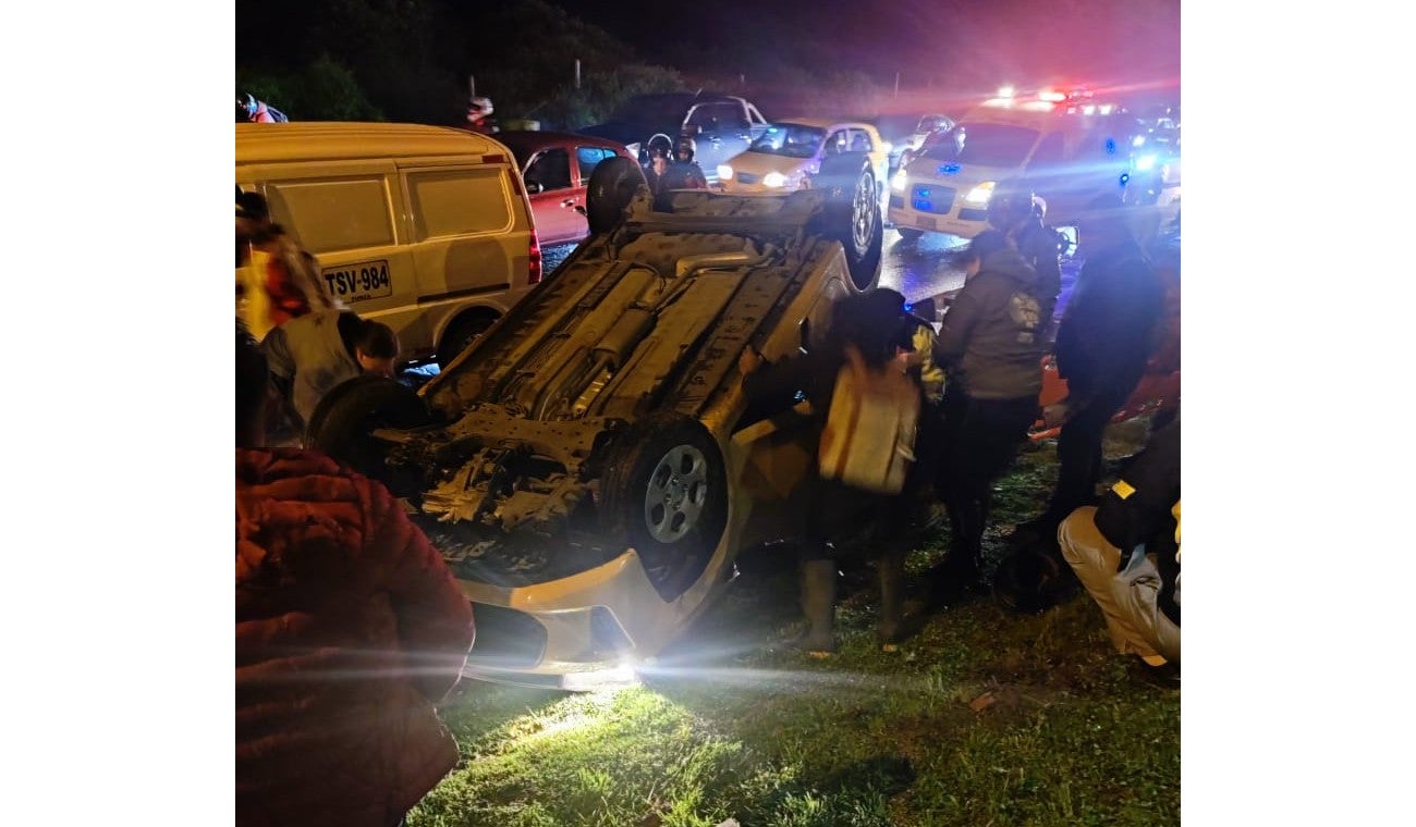 Accidente taxista en Suba