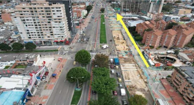 Nuevos cierres viales en Avenida 68