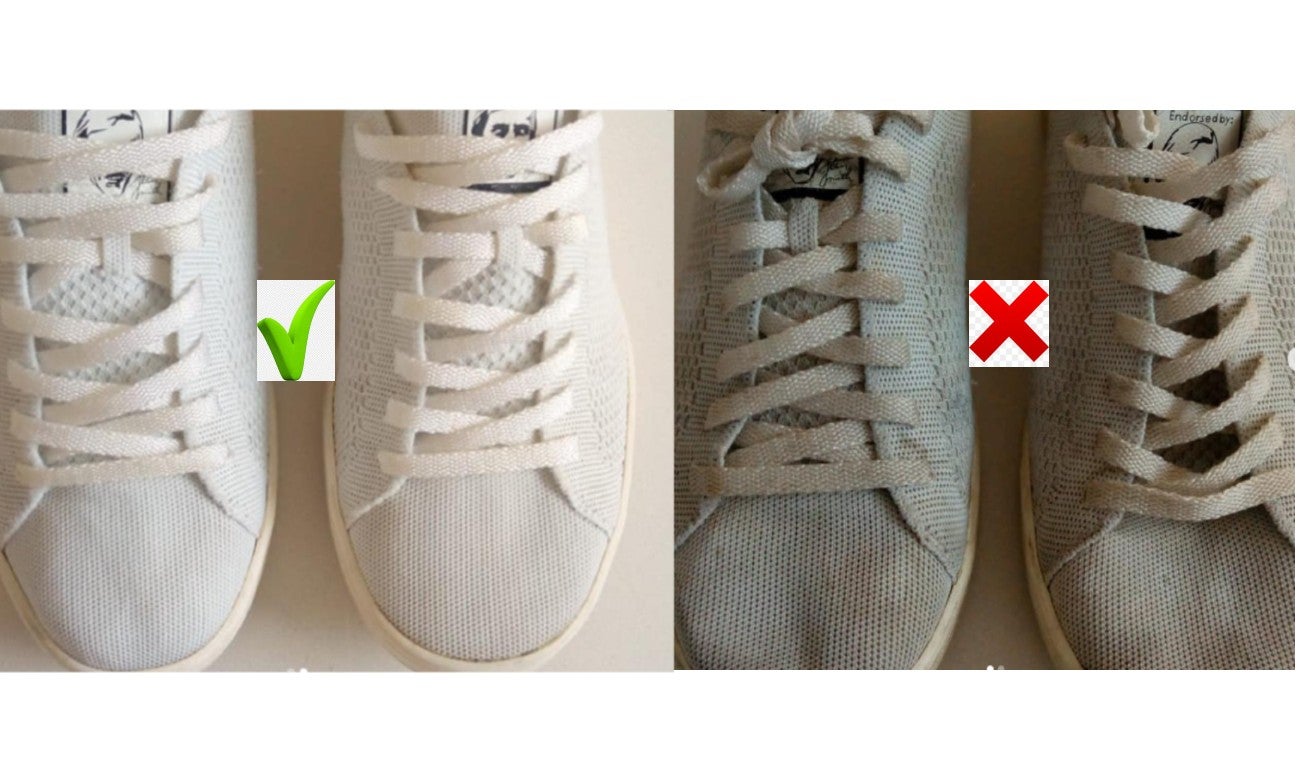 Cómo lavar los tenis blancos