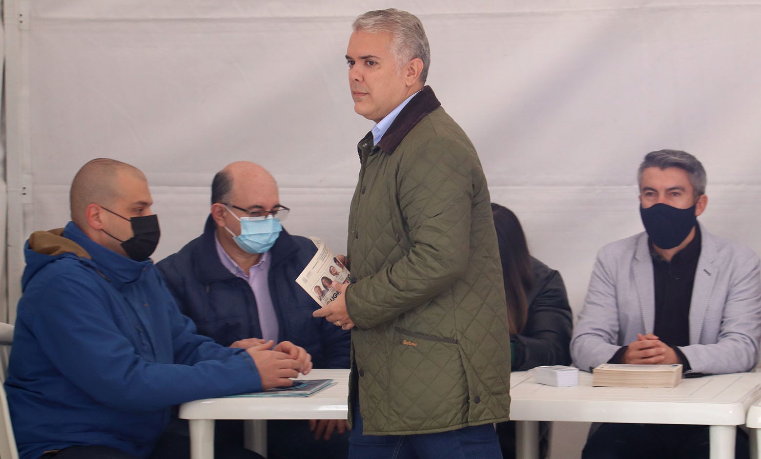 Elecciones 2022: Iván Duque votando