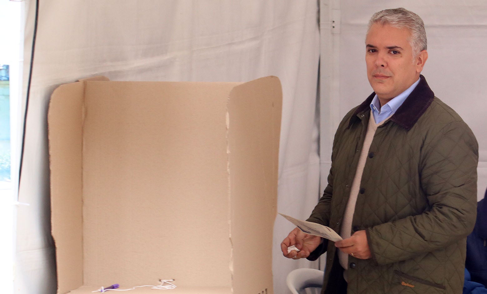 Elecciones 2022: Iván Duque votando