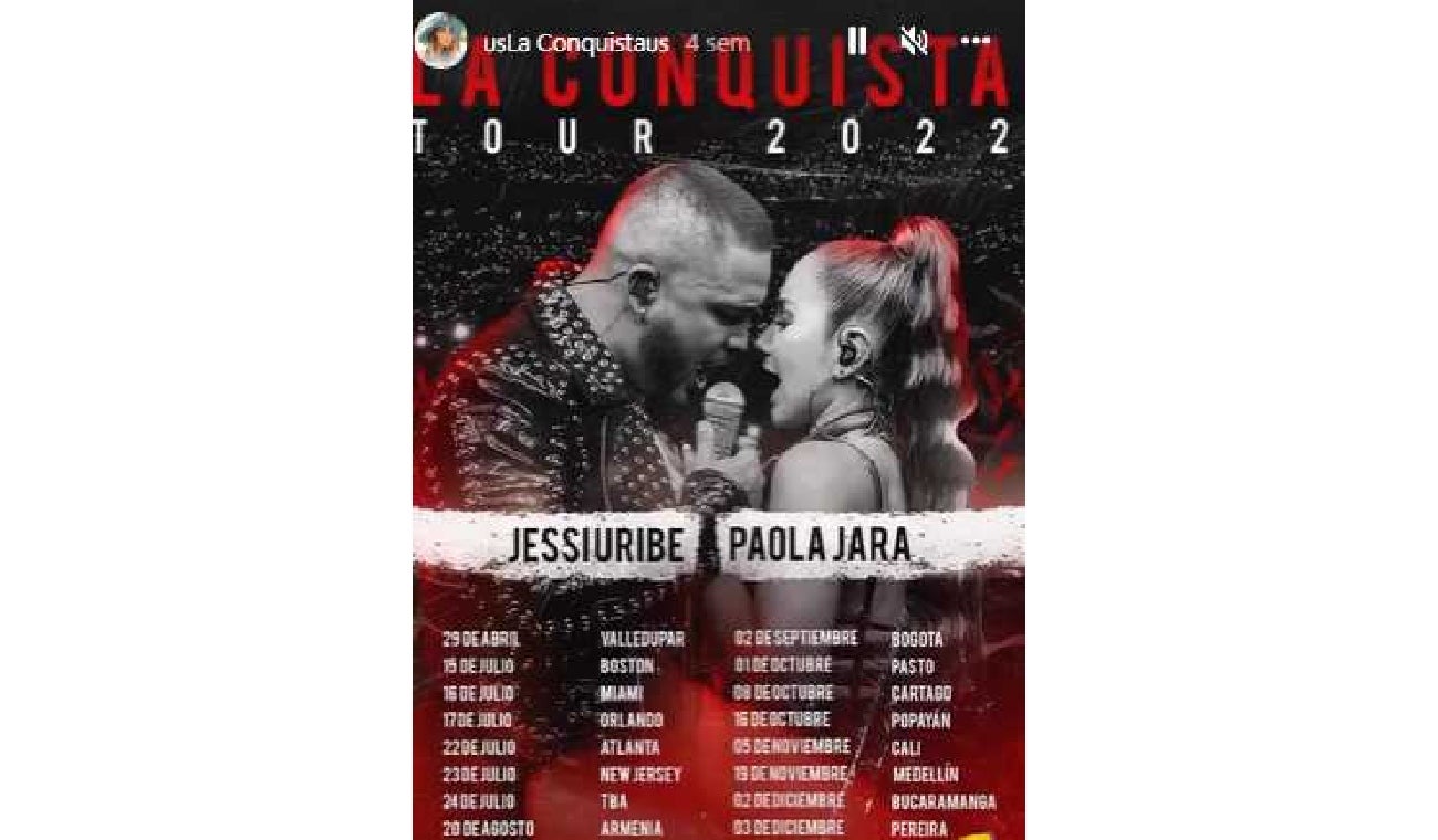 Paola Jara Tour la Conquista