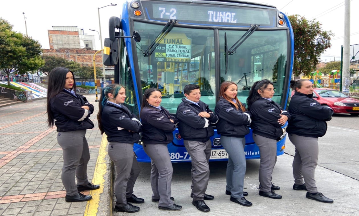 Ruta del sitp operada solo por mujeres