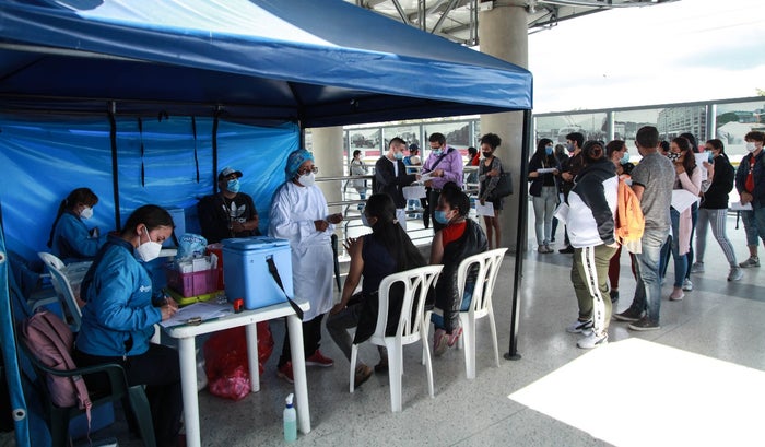 Vacunación contra el covid-19 en Bogotá