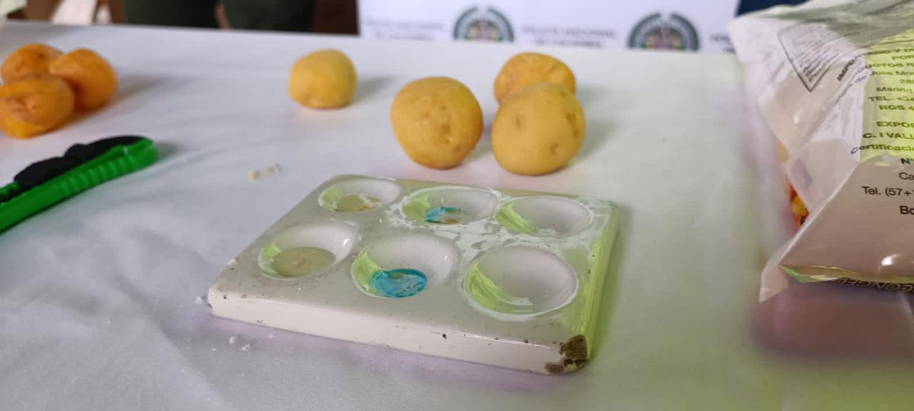 Cayó cargamento de cocaína que iba camuflado en forma de croquetas de yuca y papá criolla que iba a ser enviado a otros países