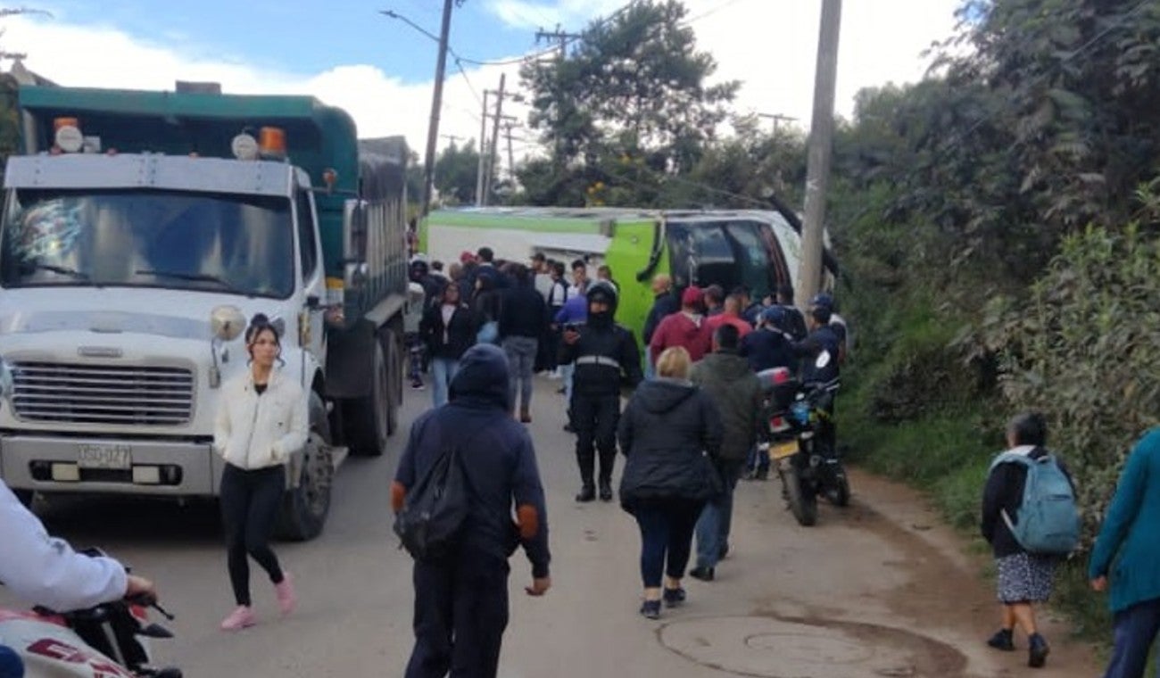 Accidente bus escolar Ciudad Bolívar