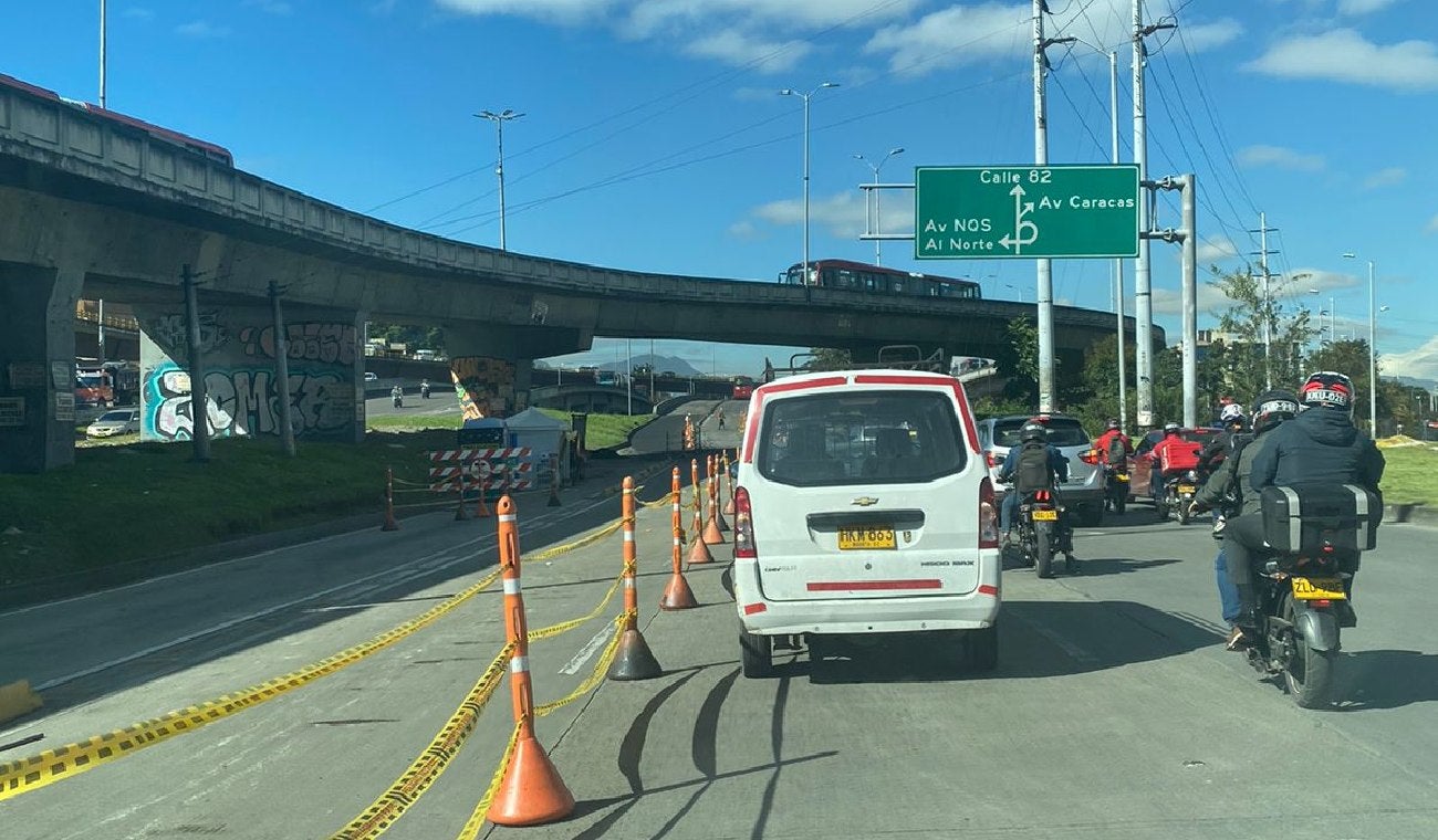 Movilidad en Autopista Norte