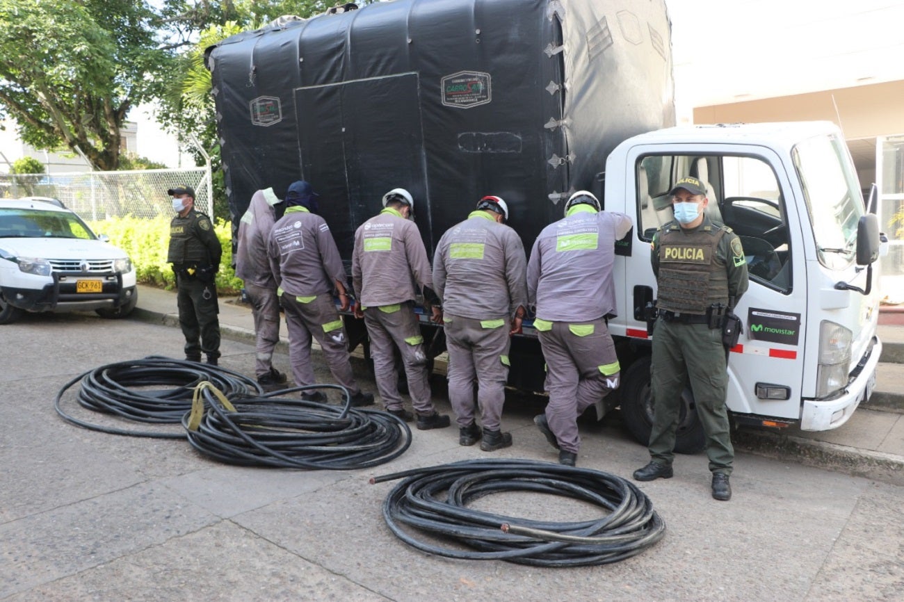 El hurto quedó registrado en cámaras de seguridad en el sector La Cumbre.