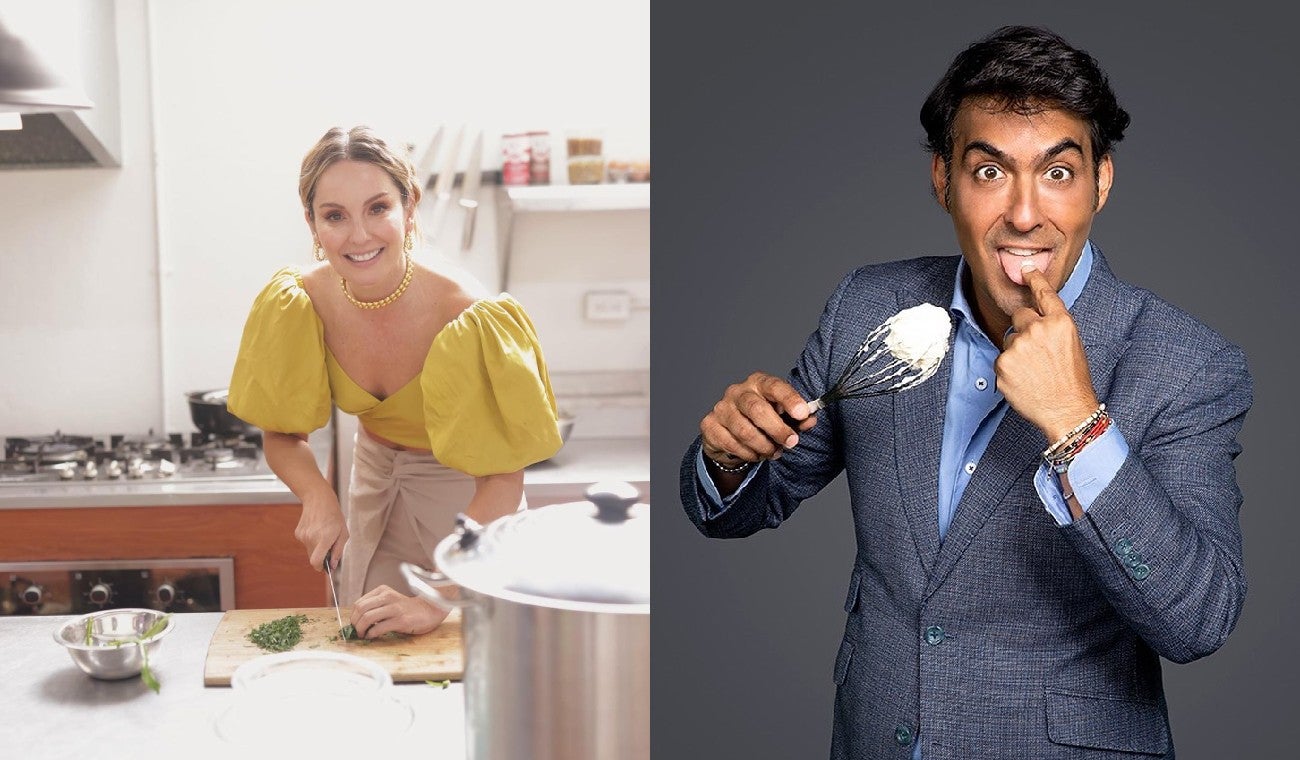 Claudia Bahamón y Chris Carpenter