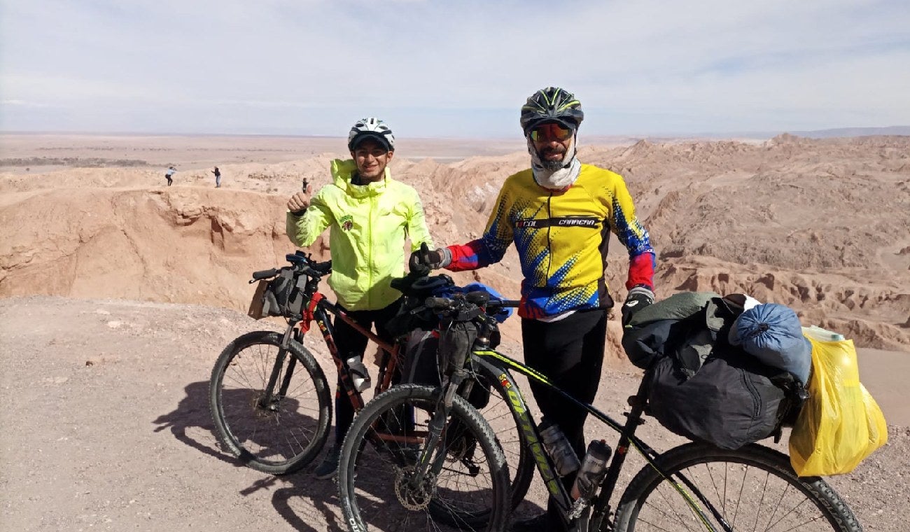 Ciclistas fueron de Soacha a Argentina