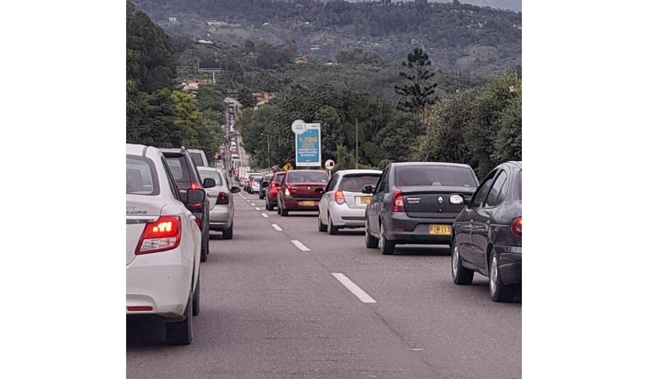 Trancón Vía Bogotá-Girardot