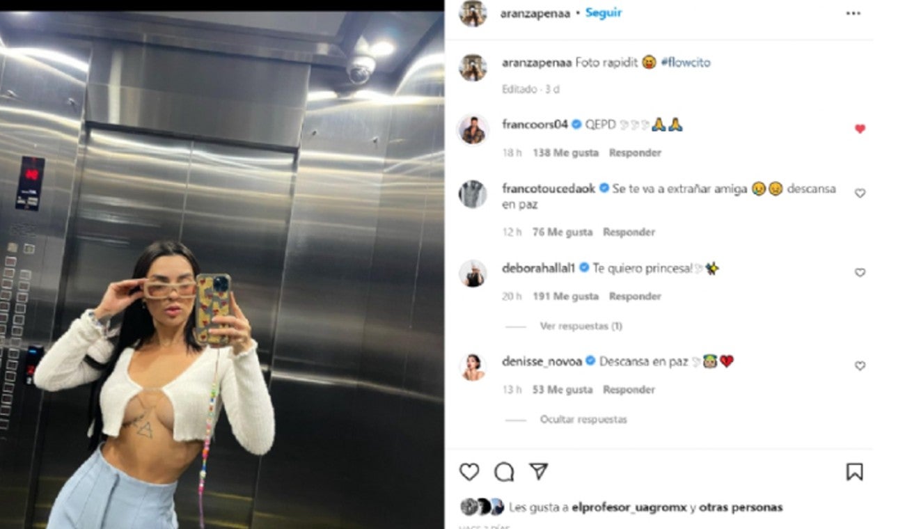 Aranza Peña última foto