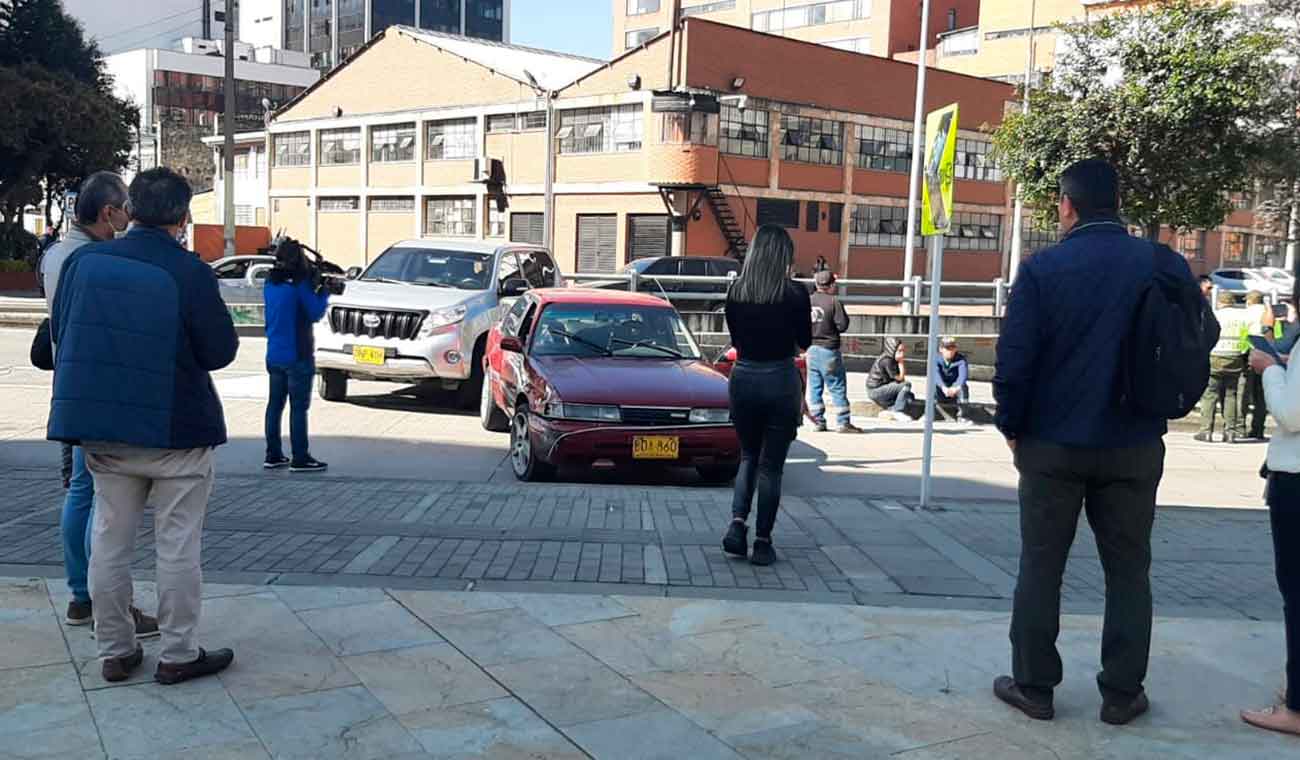 Tiroteo al frente del Concejo de Bogotá