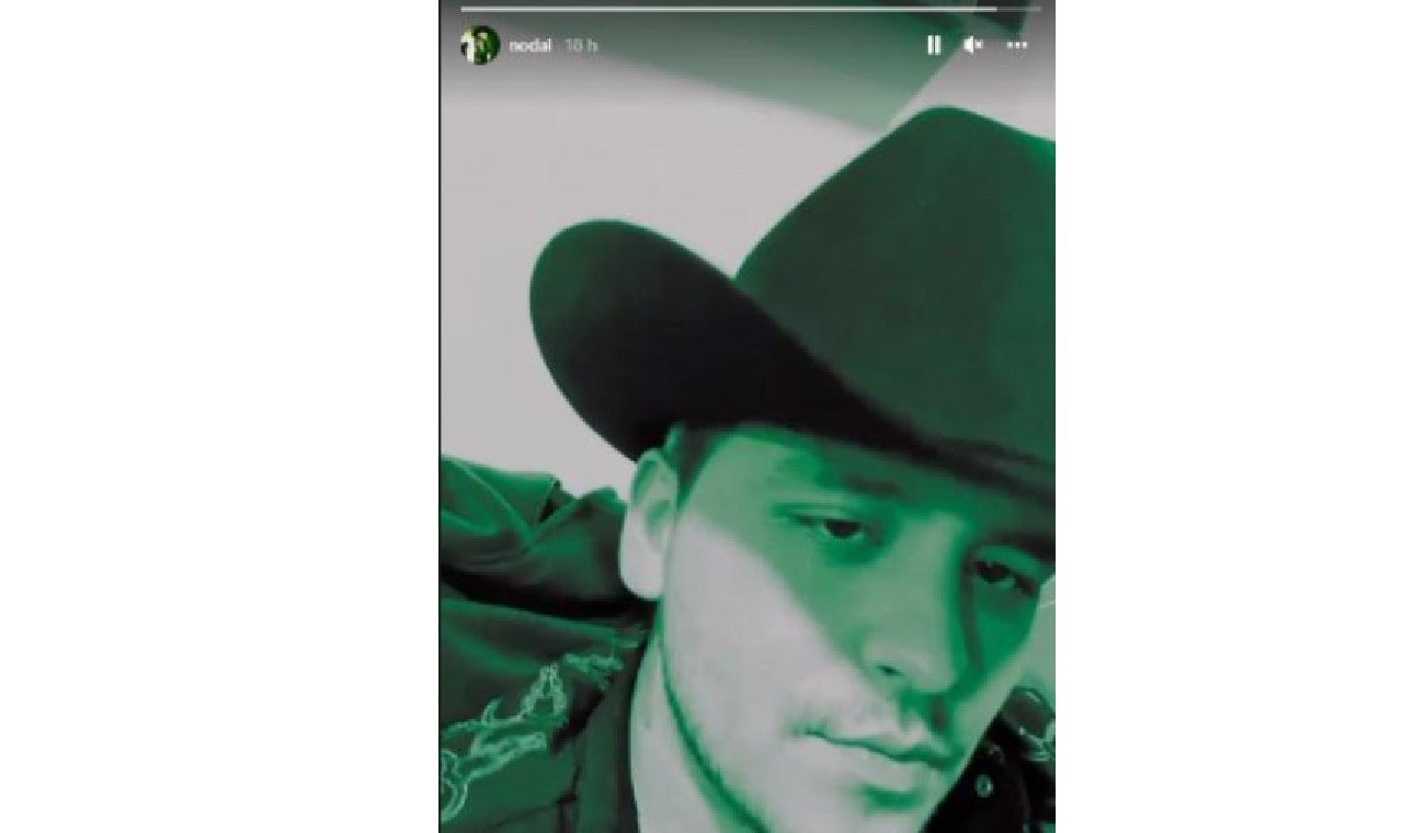 Christian Nodal sin tatuajes