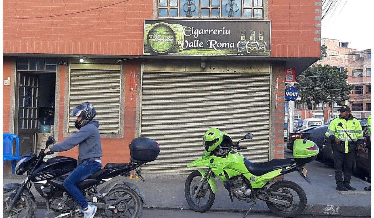 Cigarrería donde murió el menor
