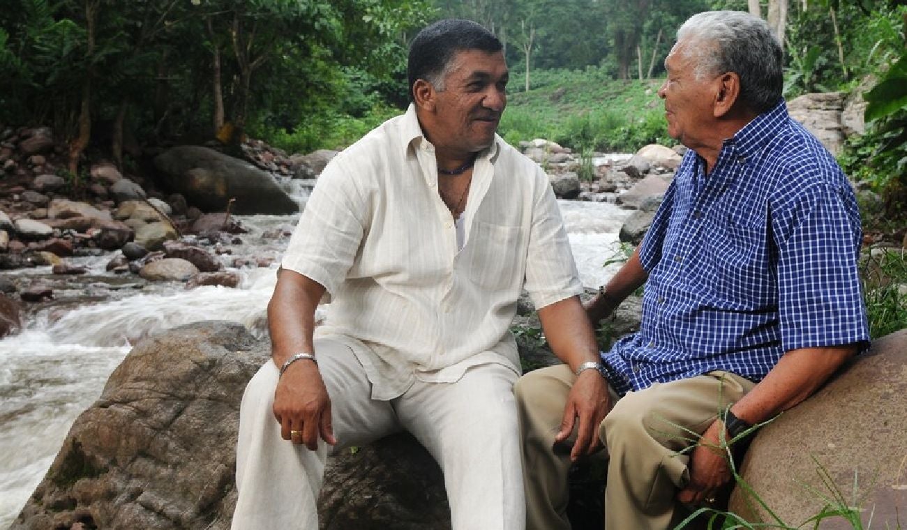 Leandro y su hijo Ivo Díaz