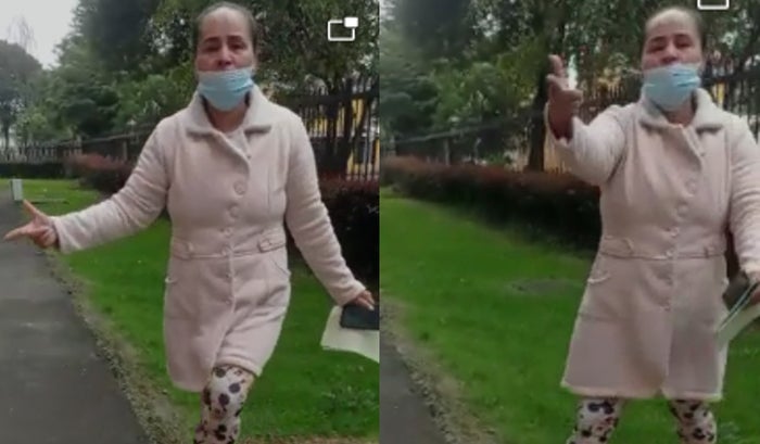 Señora golpea a empleado porque le cortó el gas