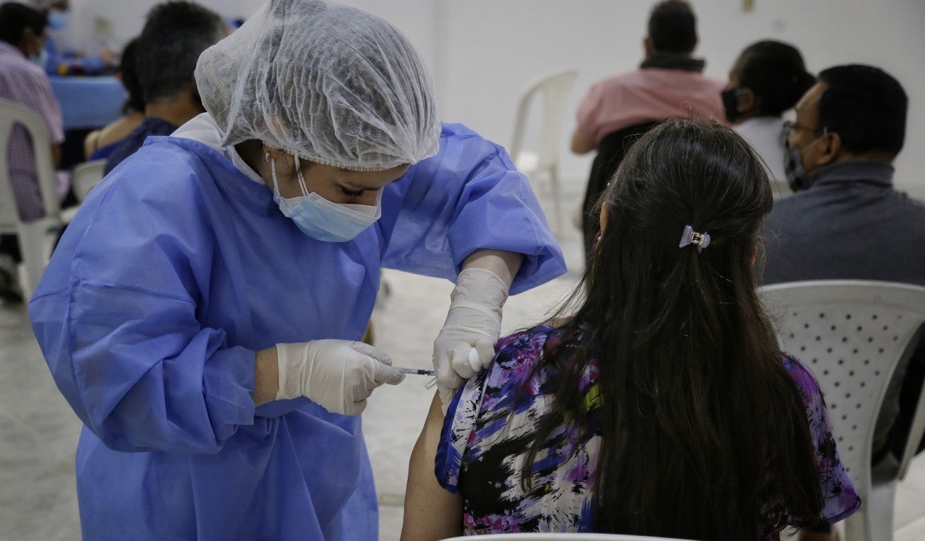 Vacunación en Bogotá