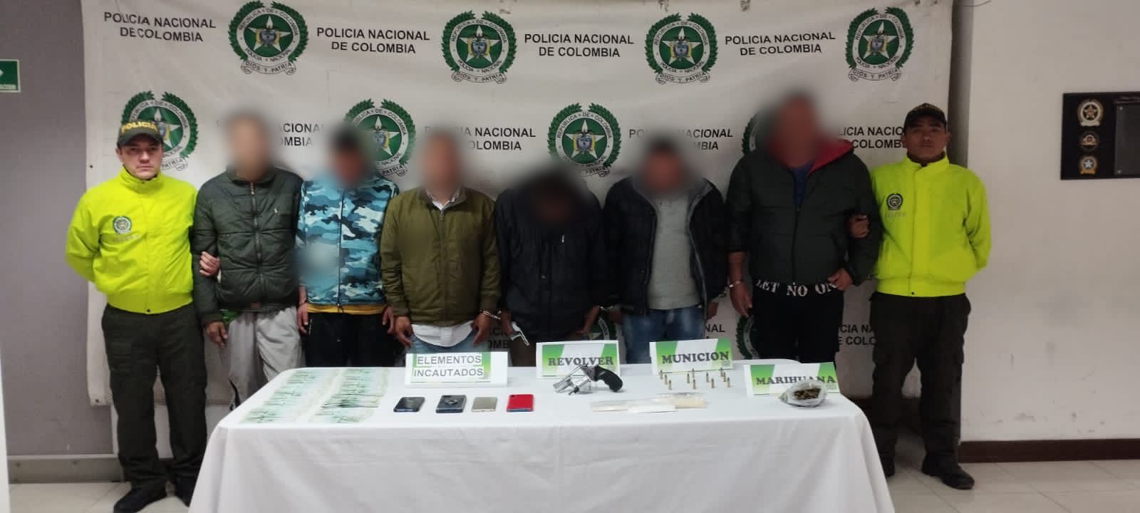 Capturan banda delincuencial implicada en la masacre de cuatro personas en Soacha