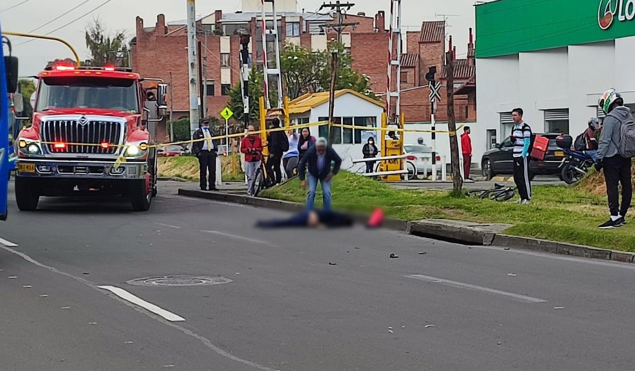 Accidente de moto deja persona muerta
