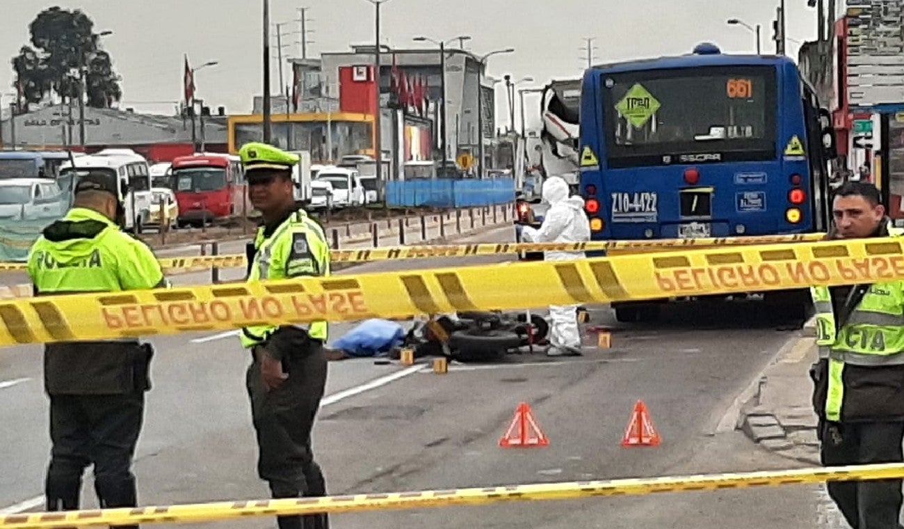 Accidente en Puente Aranda