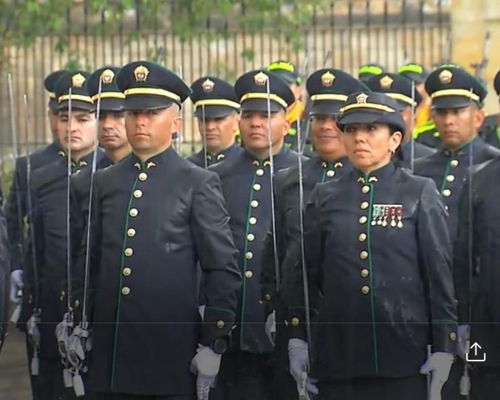 Ceremonia de ascensos de la Policía Nacional.