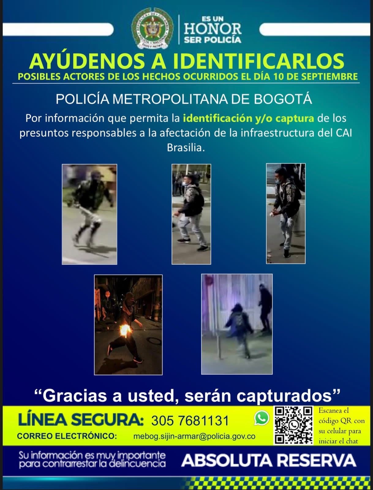 Cartel de los más buscados
