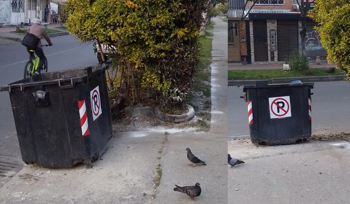 Cuerpos dentro de contendor de basura en Engativá