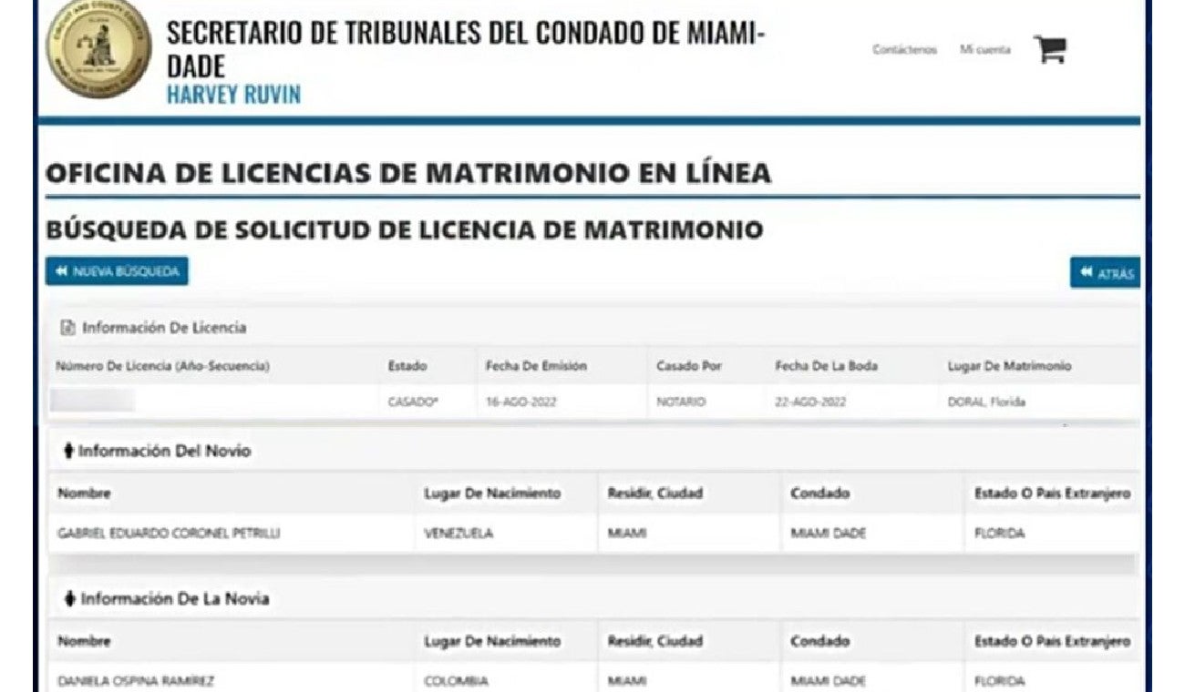 Daniela Ospina y Gabriel Coronel