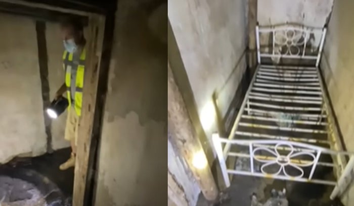 Encuentran habitación detrás de las paredes de su casa