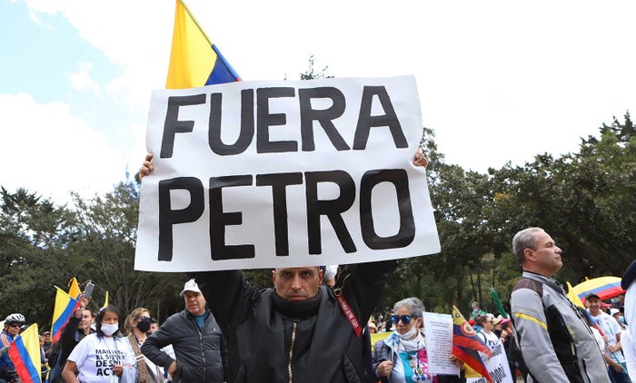 Protestas contra reformas de Petro este 26 de septiembre