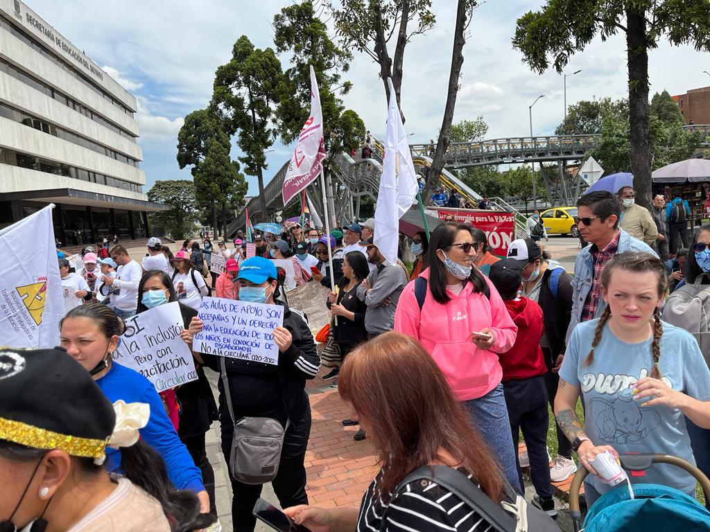 La manifestación fue pacífica.