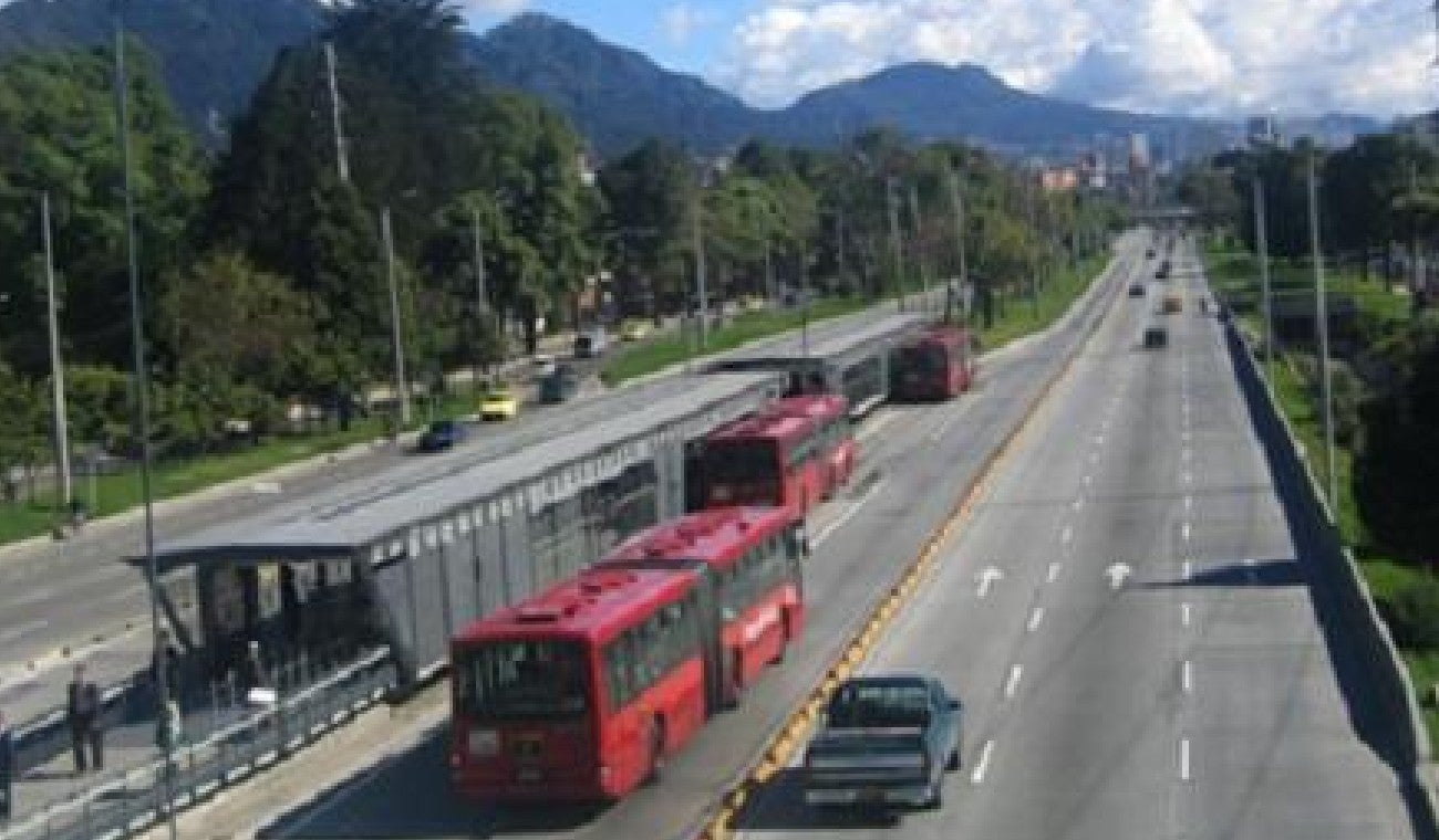Carril exclusivo de TransMilenio