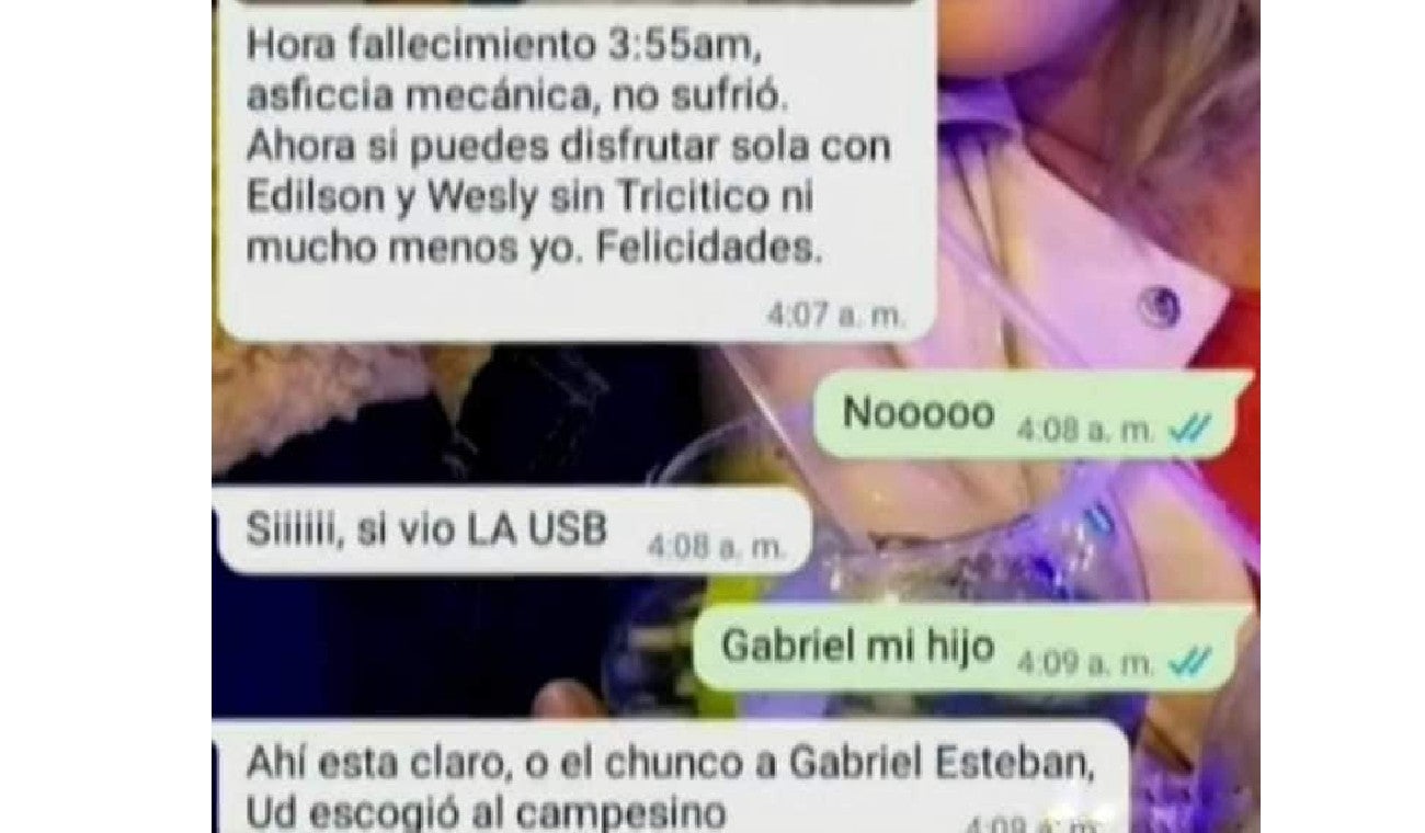 Mensaje de padre tras asesinar a su hijo
