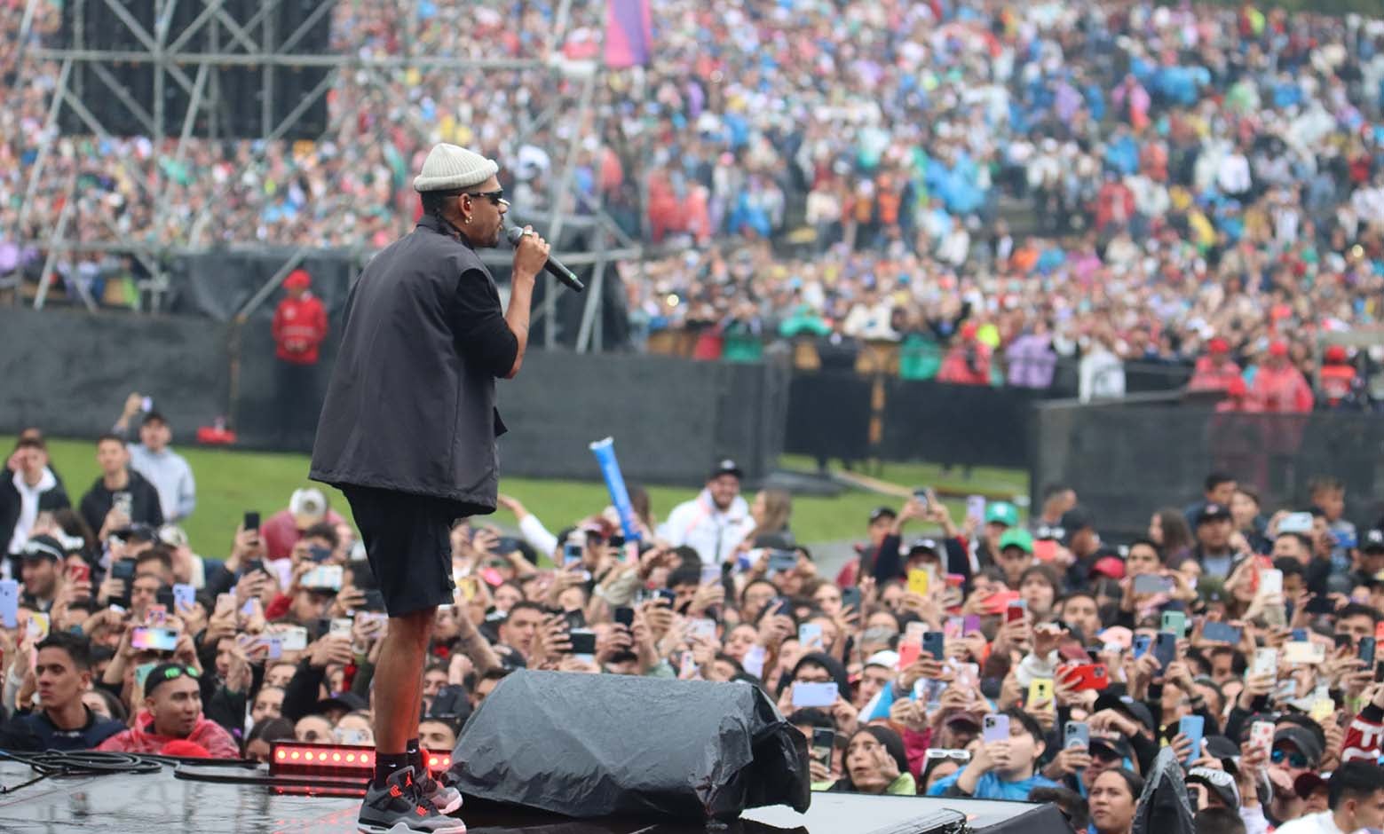 Presentación de Natan y Shander en el Megaland