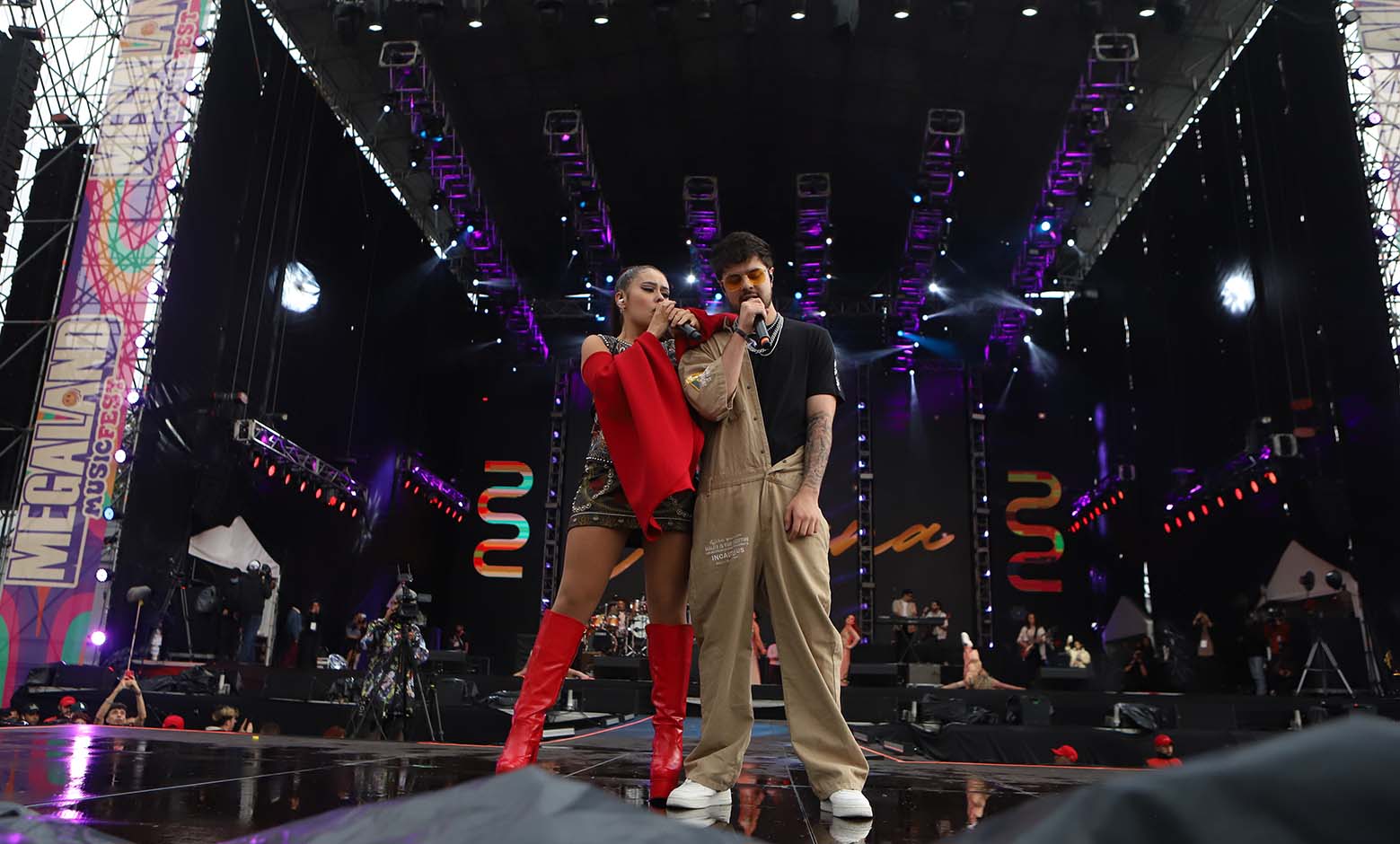 Juliana Velásquez en el Megaland