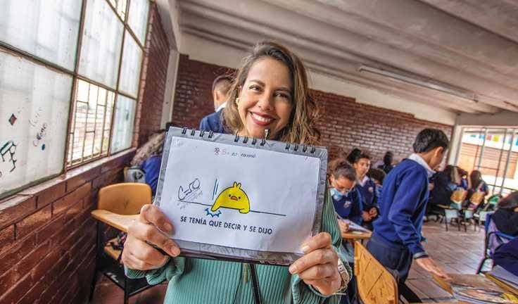 Docente en Soacha enseña a estudiantes matemáticas con memes