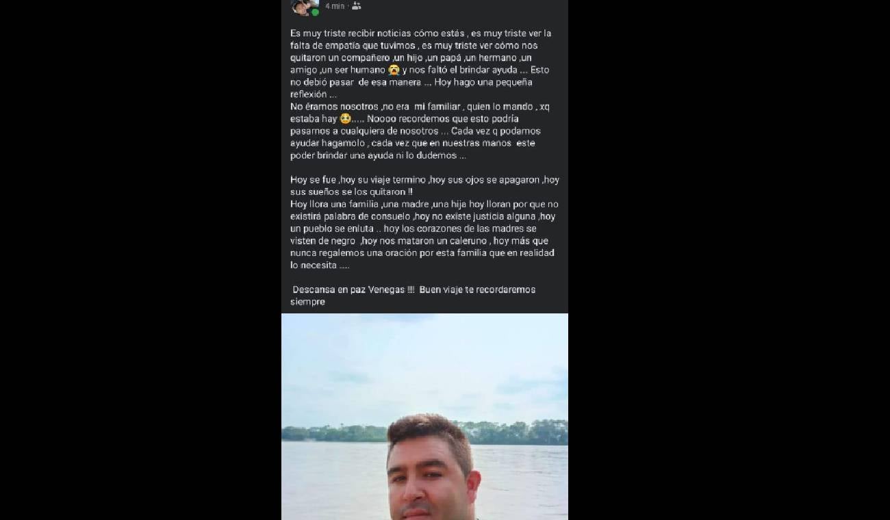 Muerte de joven en La Calera