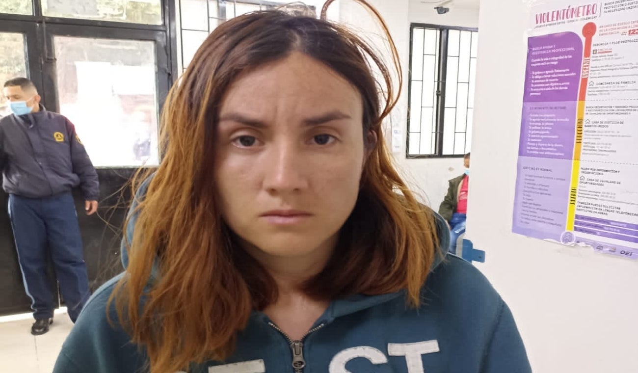 Mujer perdida en el norte de Bogotá