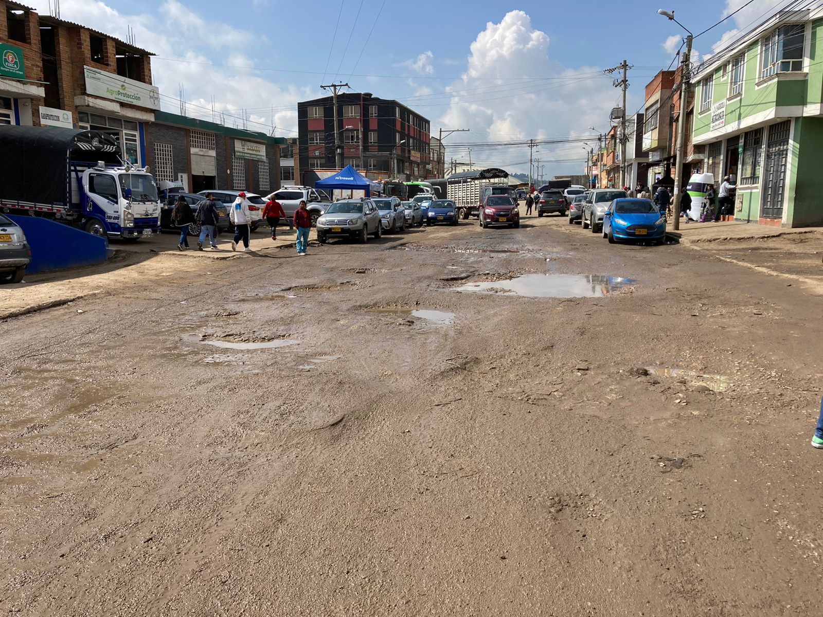 Tunja, vías, huecos, comunidad, arreglos