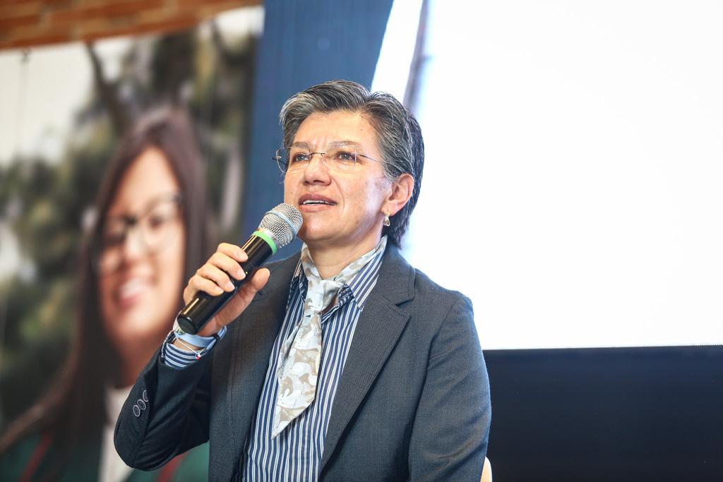 La alcaldesa Claudia López