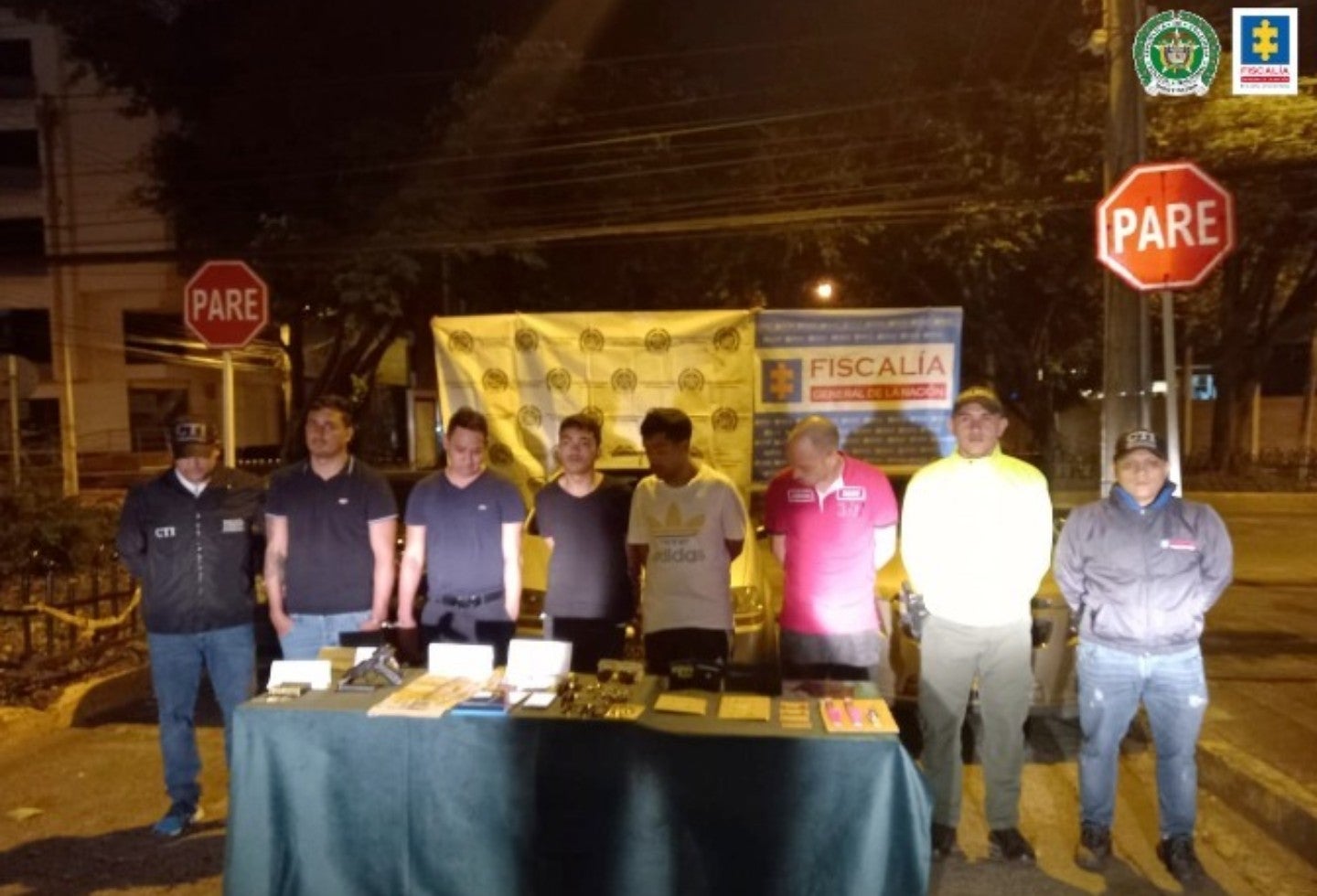 Seis integrantes de la banda Los Rolex fueron capturados en Cali y otras ciudades de Colombia.